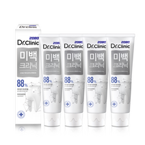 닥터크리닉 미백케어 치약 120g 4개