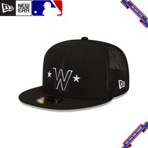 뉴에라 스냅백 MLB [워싱턴 내셔널스] 2023 Batting Practice Black 59FIFTY Fitted 888064