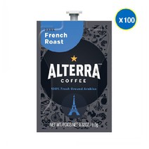 플라비아 알테라 커피 다크 프렌치 로스트 그라운드 9g 100개입 FLAVIA ALTERRA Coffee Dark French Roast Ground