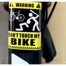 자전거 프레임 도난 경고 스티커, C, 1개