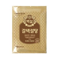백설 갈색설탕, 1kg, 1개
