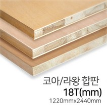 우드백화점 코아합판(알비자_라왕)_15T~24Tx1220x2440 MDF/합판/인테리어/, 코아/라왕/18Tx1220x2440