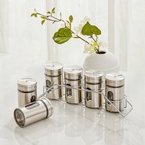 인블룸 스텐 양념통 4종세트 (거치대포함), 단일, 1세트