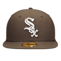 New Era 시카고 화이트삭스 어센틱 뉴에라 59FIFTY 피티드 캡 -브라운