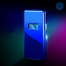 오슬리 카운트업 USB 플라즈마 라이터, 블루