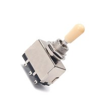 3방향 픽업 셀렉터 톤 스위치 전문 실용 토글 유연한 컨트롤러 LP 일렉트릭 기타 부품, 01 White