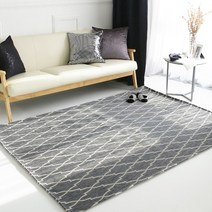 1300K 톡톡한 다마스크 사계절 러그 두평