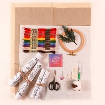 HAGT 프랑스자수 패키지 DMC정품 키트 프리미엄 DIY 프리미엄형(25종), 1개