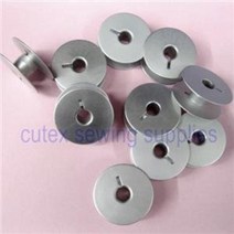 Cutex (TM) Brand Pack of 10 Large Size Aluminum Bobbins for Juki Industrial Sewing Machine #10759603, 1