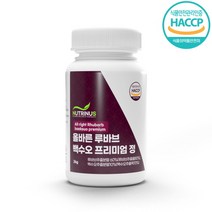 국내산 루바브 뿌리 추출물 식물성 에스트로겐 라포티신 백수오 칡뿌리 석류 갈근 고농축 여성 영양제, 1개, 60정