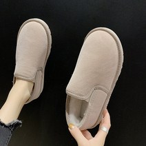 도오빠 피아초 여성 털 단화 모카신 슬립온 운동화 경량 로퍼 겨울 여자단화
