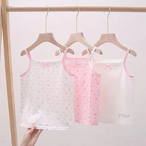 [라엘이네 가게] 유아 아동 키즈 여아 순면 딸기 끈 나시 어린이 쿨 썸머 런닝