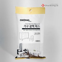 철공자 오공 가구 왁스 광택제 티슈 장판 강화마루 강마루 얼룩제거 원목테이플 식탁 끈적임, 4p + 작업장갑