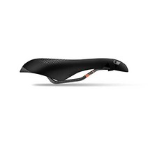 셀레에스엠피 Selle Italia Zoo 젤 Flow Road MTB 및 Gravel 자전거 안장 - 남성 여성용 364g 블랙 179390