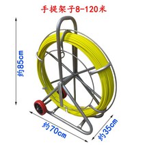 전선 풀링기 풀링 다이 선통기 포설 요비선 로비선 케이블, 단일사이즈, 8x120M 휠/브레이크 직경 7MM+