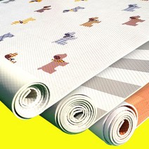 방수매트 PVC 거실매트 견용품 겸용 반려견 강아지 베란다 거실 강아지매트 양면 PVC매트 5M ghddprjs*155183286Gb, 1.퍼피+연우드_140cmX5M
