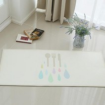 자체제작 파스텔 스플래쉬 주방매트