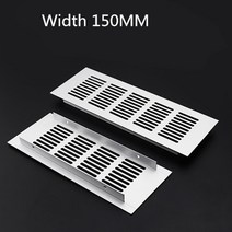 플렉스샤프트 하수관 배관 청소기 통풍구 천공 시트 알루미늄 공기 환기 그릴 커버 옷장 신발 에어컨 홈, 03 Width 150MM_10 length 300MM