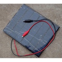 실험용 태양광패널 집게형 태양전지판 3.5W 18V 재료 학습놀이 과학실험키트 DIY