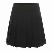 [샵앤] 심플 골프 주름 스커트 NS-WSK-0801-블랙