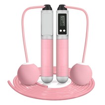 GEMBUTT 줄꼬임방지 2in1 스마트 줄넘기, 핑크