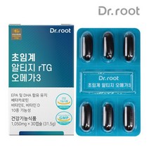 10중기능성 저온 초임계 알티지 rTG 오메가3 식물성캡슐 1박스, 단품
