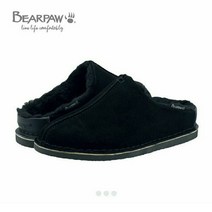 [정품인증] 270132 베어파우 [베어파우]BEARPAW 남성 양털슬리퍼 ROGER (K2116001ND-M)