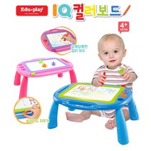 유치원 컬러 그림그리기 책상 매직보드 조카 4세 미술놀이 칠판