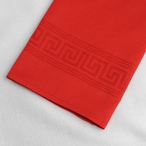 베리안 바리스타 린넨 타올 카페행주 테이블냅킨 순면행주, 레드, 5개