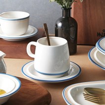 시라쿠스 메이플 머그 340ml 7color, 라인블루, 1개