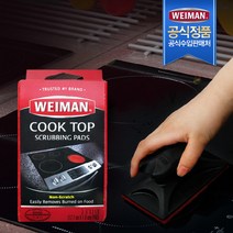 와이만 인덕션 전기렌지 청소 부드러운 수세미 스크러빙 패드, 1개, 1개