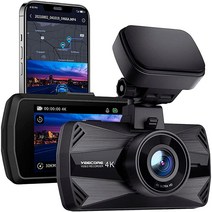 YEECORE D21 대시 캠 4K 차량용 야간 시야 대시 카메라 내장 5G Wi-Fi GPS 대시 카메라 157° 광각 자동차 대시 캠 WDR 앱이 있는 대시 캠 사, Front dash cam