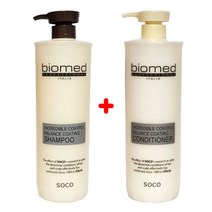 바이오메드 인크레더블 컨트롤 밸런스 코팅 샴푸+컨디셔너 염색 펌전용 약산성 1000ml