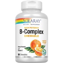 Solaray Bcomplex Chewable B컴플렉스 250mg 50정, 1개