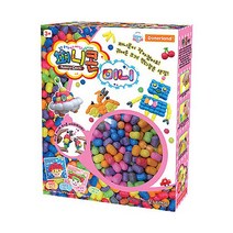 예인오피스 도너랜드 미니퍼니콘(500알) 친환경 옥수수콘 수수깡 플레이콘 만들기재료 교육용 미술치료용 가정용 미술교육 안전한놀이감