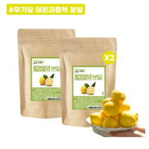 레몬즙 분말 레몬에이드 가루 400g 건강 레몬물 만들기, 200g + 200g (총 400g)