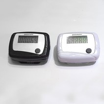 [완료]만보기 걸음수측정 허리에차는 디지털만보계 2p 하루걸음수, 블랙