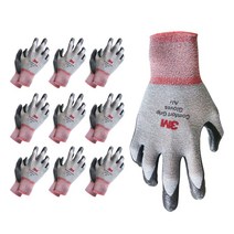 3M 컴포트그립 에어 여름 작업 장갑 10개입 / Comfort Grip Air Summer Safety Gloves 10pairs, S, 10개
