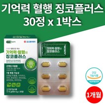 코스트코 징코 맥스 플러스 은행잎 은행나무 추출물 기억력에 좋은 고시생 청소년기 영양제 ginko biloba 플라보놀 배당체 비타민 b1 b2 b6, 1박스