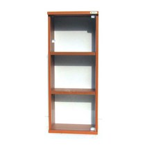 드림퍼니처 유리문3단dvd장식장 비디오테잎수납장 유리장식장 피규어장식장 레고진열장 만화책수납장 소품정리함 다용도수납장 수납가구 틈새장 코너장 장식장, 유리문가로40cm3단dvd장식장 체리