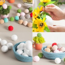 플라워트리 폼폼이 스티로폼 볼 만들기 DIY 재료 털실방울 뽕뽕이, 07.스티로폼구 볼(10개입) 10cm:-, -