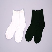 베이직 민무늬 카바 2Color [중목양말 기본양말 양말도매]
