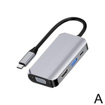 도킹스테이션 외장하드 하드도킹 워크스테이션Usb c타입 노트북 도킹 스테이션 듀얼 스크린 디스플레이 휴, 01 4 in 1