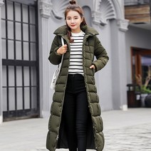 COMIRST 여성경량패딩 롱패딩 겨울 코트