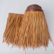 지붕자재 마감재 한국풍인테리어 초가집 짚 지붕재 인테리어 용품, 밀짚노란색길이1mX너비0.5m