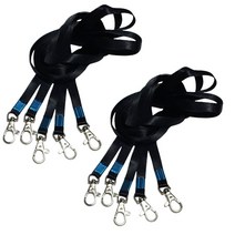 잇츠스토어 교통카드 목걸이 줄 사원증 명찰 넥스트랩 목줄 10p, 블랙 고리 10p