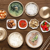 유기그릇 반상기 놋그릇세트 방짜 놋쇠 예단 아기 1인 궁중 밥공기, 어린이오목식기 1인