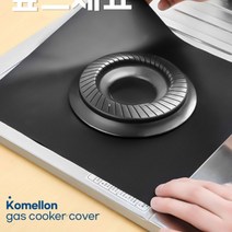4매세트 가스렌지 주방 필터 커버 덮개 가스레인지 불연 교체 오염방지 청소 기름때 예방, 블랙4개입