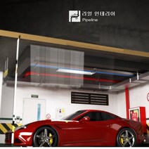 미니카 토미카 우드 아크릴 도어 LED조명 장식장 다이캐스트 자동차 피규어 진열장 1:18 모델, 15