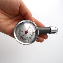핫버튼 셀프 타이어 공기압 체크기 측정 측정기, 혼합색상, 1개